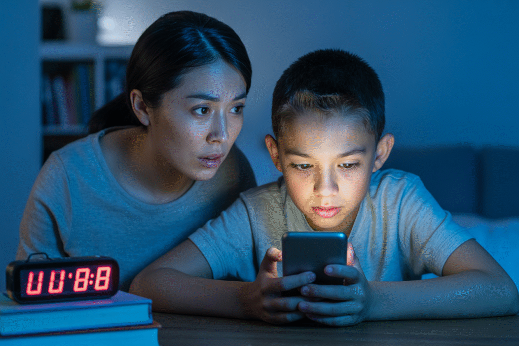 Mobile phone and children's mental health Impact of mobile on kids Mobile phone effects on child psychology Mental health issues in children due to phones Children screen time and mental health