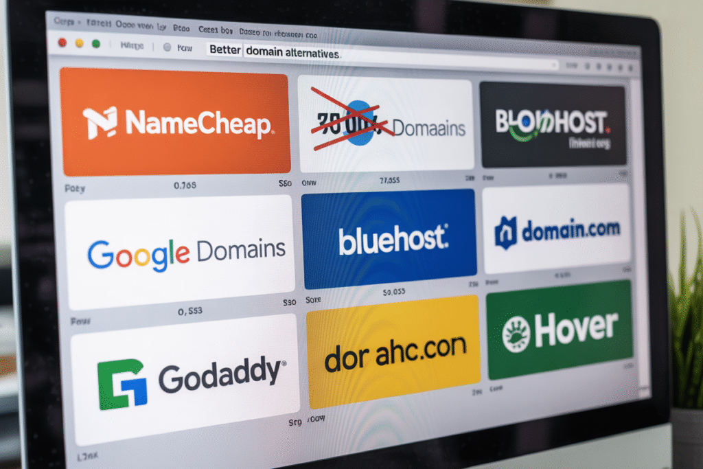 Top 7 GoDaddy Alternative Domain Registration Services (Cheaper & Better)